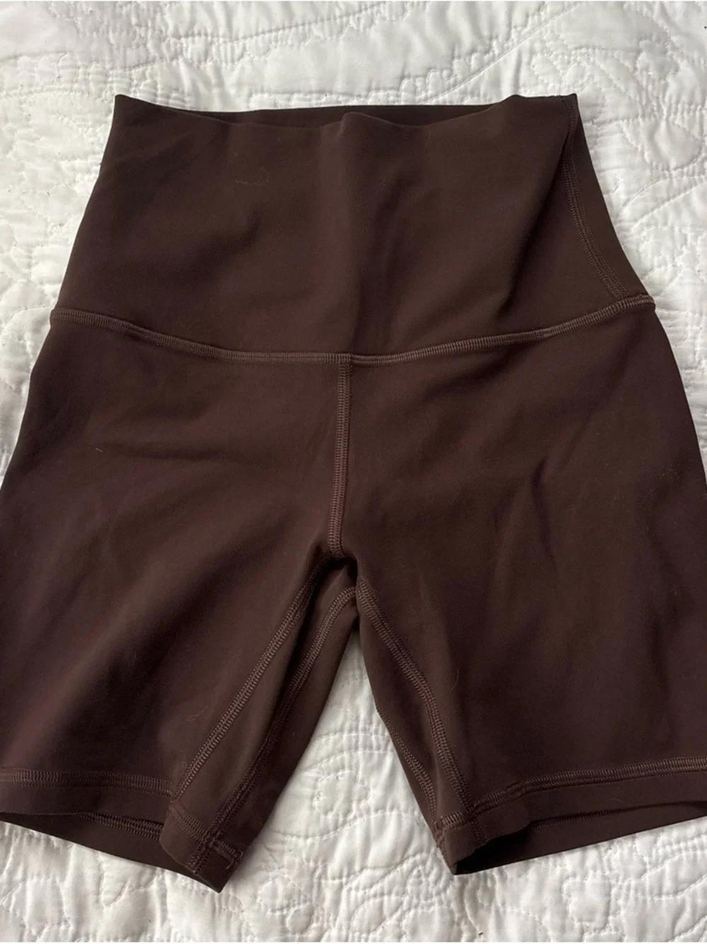 lululemon athletica High-Rise Chocolate Brown Bike Shorts